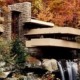Falling water house in the United States.