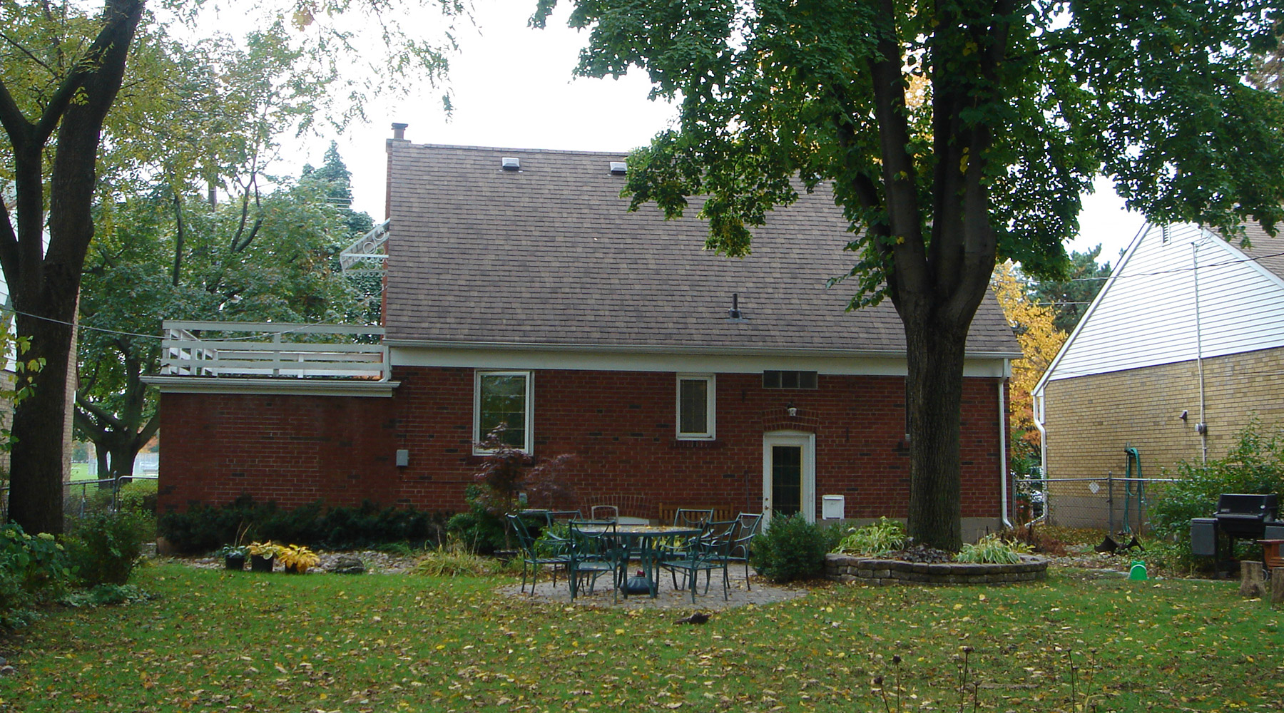 Before photo of custom home renovation.