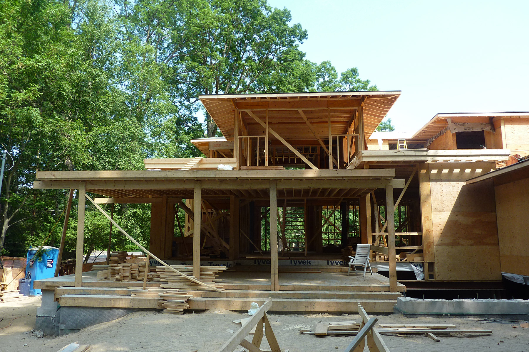 Construction for Mississauga home.